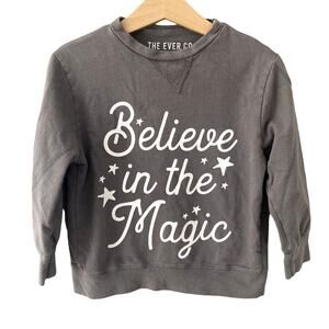 The Ever Co Believe in the Magic Sweatshirt - Gray - 2-3
